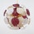 Metal Sputnik Murano Glass Chandelier in Cherry Red, White and Champagne with Brass Structure, 2000 For Sale - Image 7 of 12