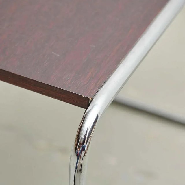 Wood and Steel Table by Marcel Breuer for Gavina, 1960 For Sale - Image 6 of 11