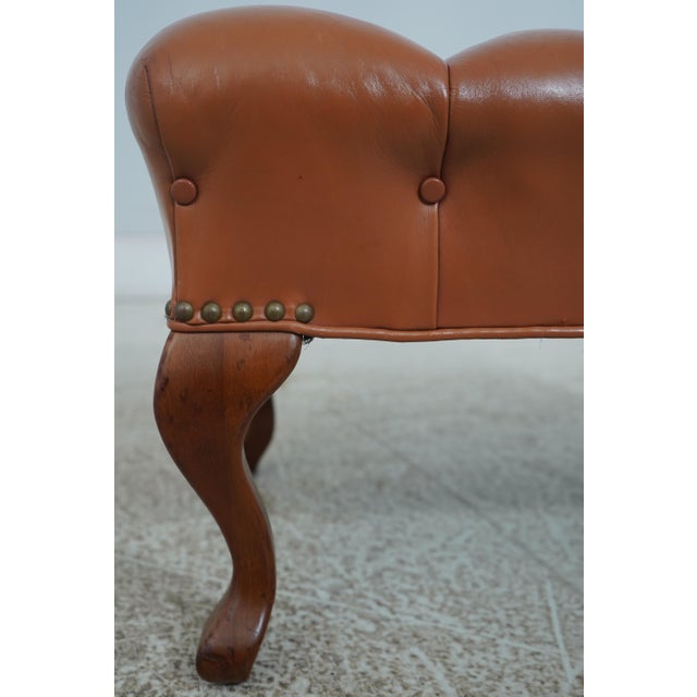 Carl Forslund Rip Can Lee Tufted Leather Chair & Ottoman For Sale - Image 12 of 12