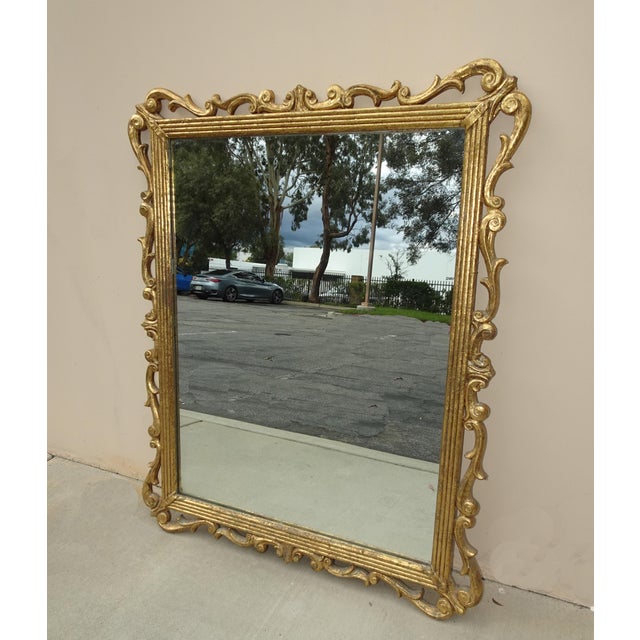Gorgeous Mirror in Good Antique Condition. Solid and Firm. Wear is usual for its age. Please study the photos and ask...