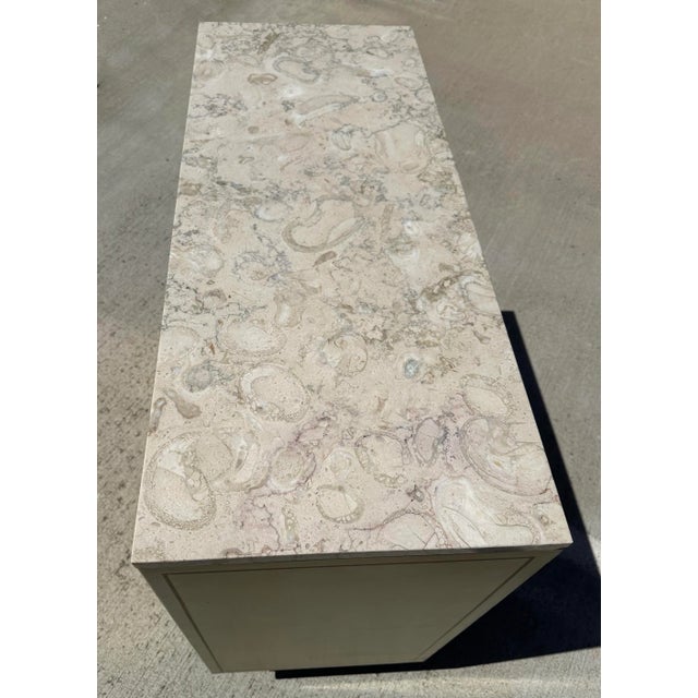 Bar Cabinet Marble Top For Sale - Image 10 of 14