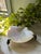 Hollywood Regency Vintage Maitland-Smith Mother-of-Pearl & Brass Footed Caviar Dish For Sale - Image 3 of 6