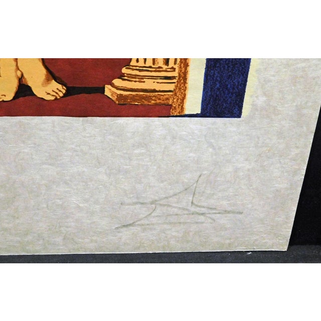 1977 Salvador Dali "Triomphe De L'Amour" Set of 2 Surrealist Lithographs Hand Signed For Sale - Image 9 of 16