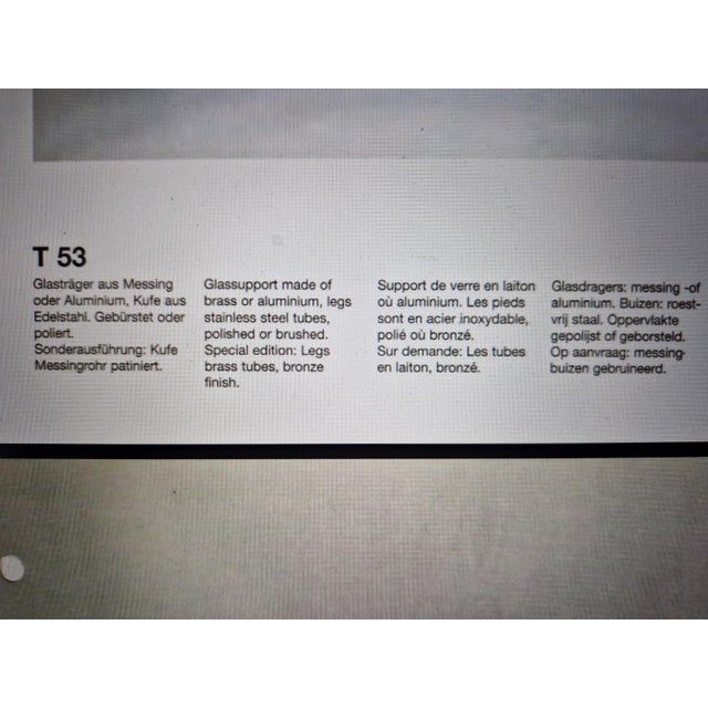 T53 Coffee and Side Tables in Brass and Glass by Peter Ghyczy, 1970s, Set of 3 For Sale - Image 16 of 18