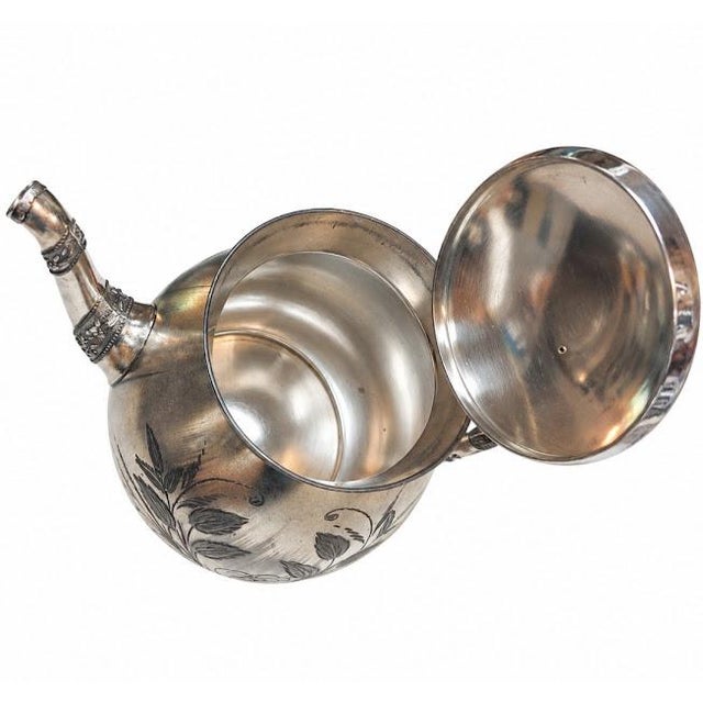 Antique Victorian Silverplate Tea Set - 4 Pieces For Sale - Image 4 of 10