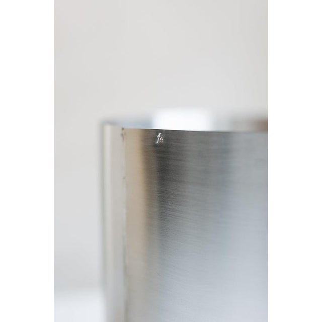 Contemporary Large Loto Planter in Stainless Steel by Form & Eisen For Sale - Image 3 of 18