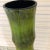 Boho Chic Green Bamboo Floor Vase For Sale - Image 3 of 4