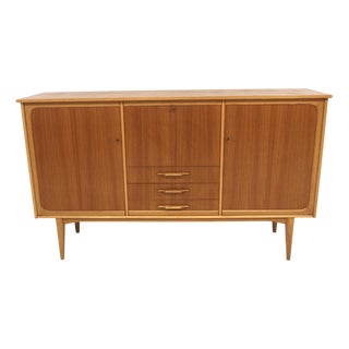 Teak and Oak Sideboard, Sweden, 1960s For Sale