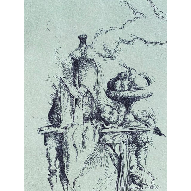 HIDDEN PEAR, color etching, signed in pencil, numbered 7/50, Jerusalem Print workshop blind stamp, image 7 ½ x 5 ½”, sheet...