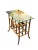 This vintage scorched bamboo side table combines natural texture with refined details, creating a warm and inviting...