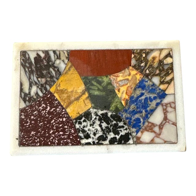 Late 19th Century Grand Tour Italian Specimen Marble Paperweight For Sale