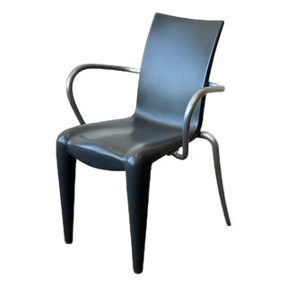 Vintage Philippe Starck for Vitra "Louis 20" Chair in Gray For Sale