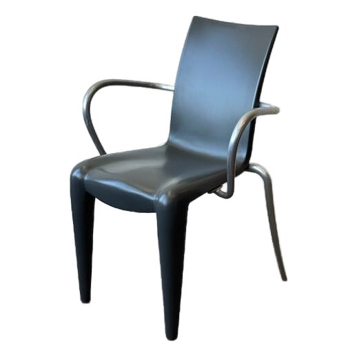 Vintage Philippe Starck for Vitra "Louis 20" Chair in Gray For Sale