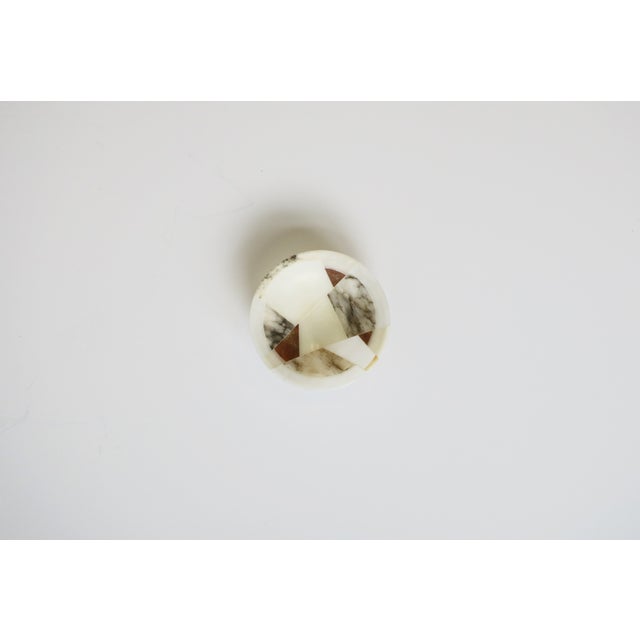 Italian Marble Bowl Trinket Jewelry Dish For Sale - Image 4 of 10