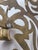 Mid 20th Century Hollywood Regency Solid Brass Leaf Sconces-a Pair For Sale - Image 9 of 10