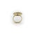 1990s 1990s 14k Gold Button Ring, Size 7 For Sale - Image 5 of 8