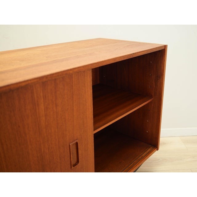 Brown Danish Teak Cabinet, Denmark, 1970s For Sale - Image 8 of 18