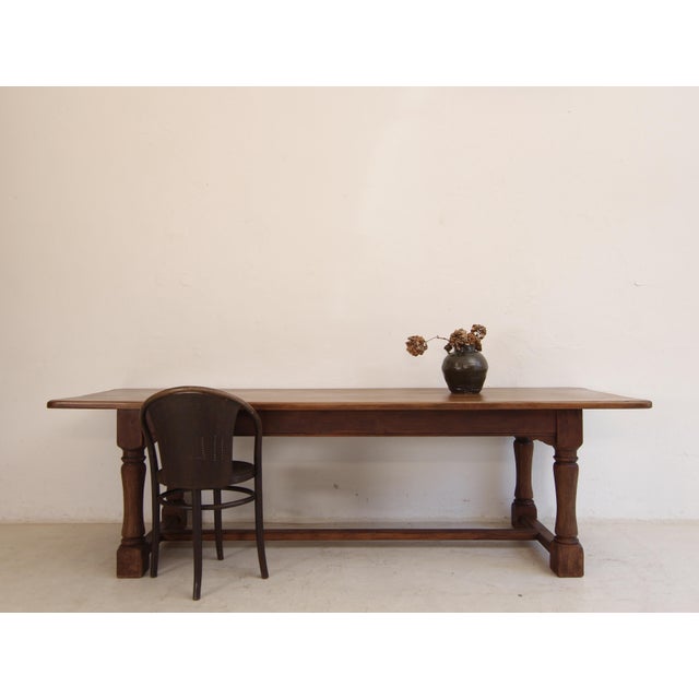 1920s Large Oak Dining Table, 1920s For Sale - Image 5 of 18