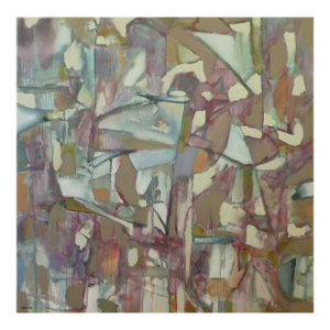 "Cat Trees" Abstract Oil and Acrylic Painting by Scott Spencer