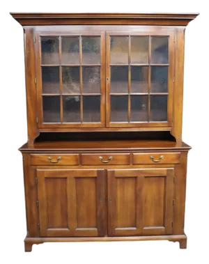 Statton Mahogany Step Back Dutch Cupboard