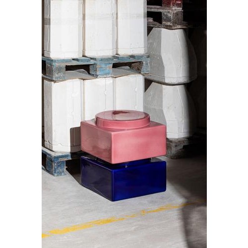 Hidden Secret Two-Piece Decorative Object in Glazed Ceramic by Berto For Sale - Image 15 of 16