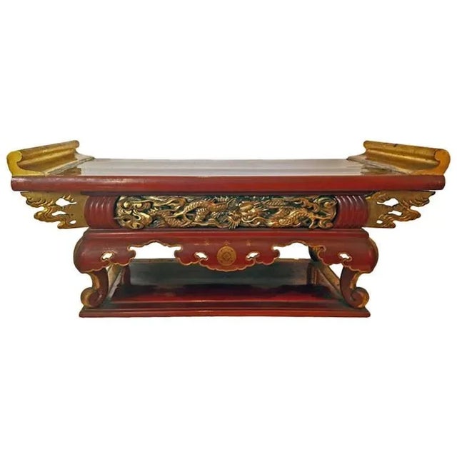 Japanese Lacquered Altar Table, Meiji Period, Late 19th Century For Sale - Image 11 of 12