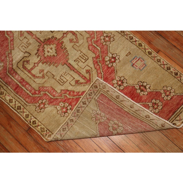 1940s Narrow Vintage Turkish Oushak Runner - 2' x 8'3" For Sale - Image 5 of 8