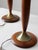 Mid Century Teak Table Lamps Pair For Sale - Image 6 of 12