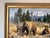 2006 Brian A. Grimm (B. 1968) “Watchful Eye” Original Wildlife Impressionist Oil on Masonite Painting – Rustic Wood Framed For Sale In Miami - Image 6 of 12