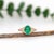 Modern 1.5ct Emerald Ring with Earth Mined Diamonds in Solid 14k Yellow Gold Oval Size 6.75 For Sale - Image 3 of 8