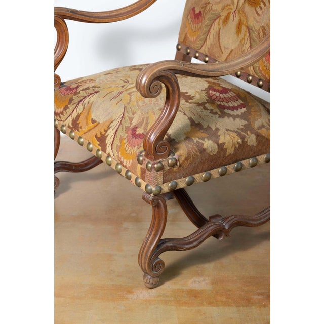 19th Century French Arm Chair For Sale - Image 4 of 8