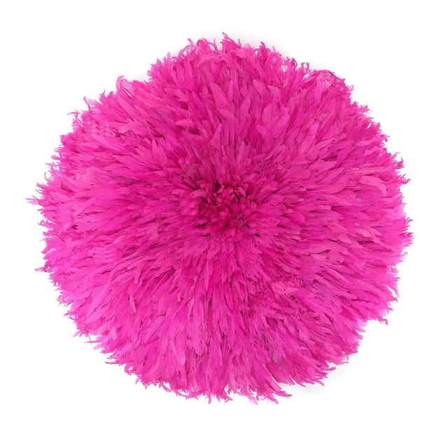 Contemporary Pink Juju Hat - 20" For Sale - Image 4 of 4