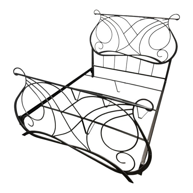 Queen Size Wesley Allen Melody Bed Frame For Sale