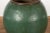 Ceramic Large Thai 1950s Green Glazed Ceramic Planter with Brown Lip & Tapering Body For Sale - Image 7 of 13