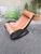 Burgundy Leather Mod. Sgarsul Rocking Chair by Gae Aulenti for Poltronova, 1970s, in Good conditions. Designed 1970 to...