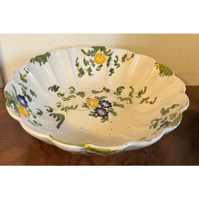 Antique 19th Century Italian Cantagalli Faience Centerpiece Fruit Bowl From Florence For Sale - Image 10 of 15