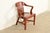 Early 20th Century B. L. Marble Chair Co. Antique Mission Arts & Crafts Walnut Banker's Chair, Circa 1910 For Sale - Image 5 of 14