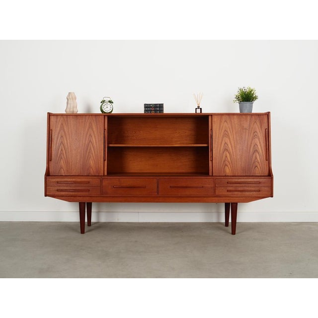 Danish Teak Highboard, 1960s For Sale - Image 3 of 18