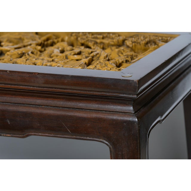 Chinese Carved Chinese Coffee Table For Sale - Image 3 of 7