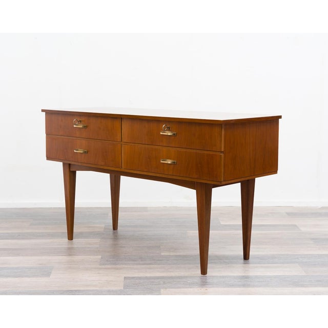 Mid-Century Modern Sideboard with Drawers in Walnut, 1950s For Sale - Image 3 of 13