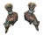 Chinese Pair of 19th Century Chinese Cloisonné Elephant Gu Vases For Sale - Image 3 of 10