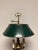 19th Century French Bouillotte Lamp with Green Tole Shade For Sale - Image 9 of 12