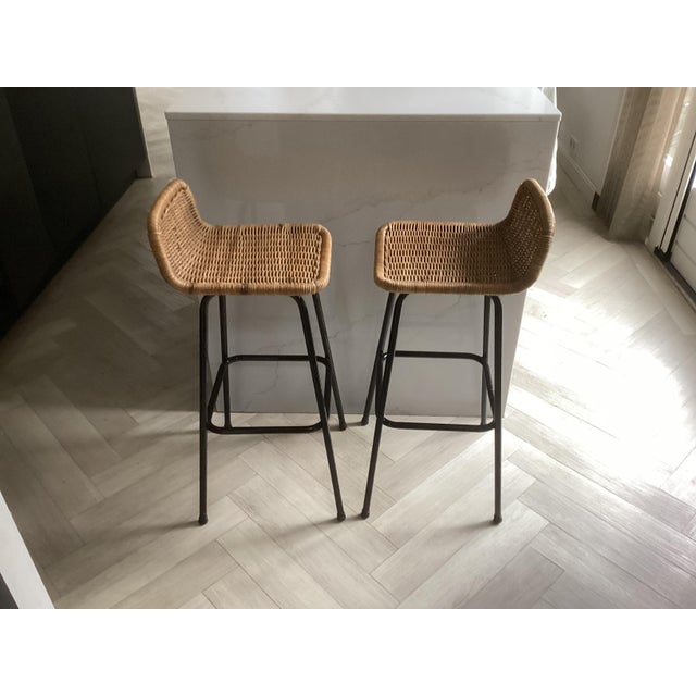 1960s Bar Stools from Rohé Noordwolde, 1960, Set of 2 For Sale - Image 5 of 7