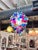 Contemporary 1990s Hand-Blown Multicolor Glass Pendant Light For Sale - Image 3 of 12