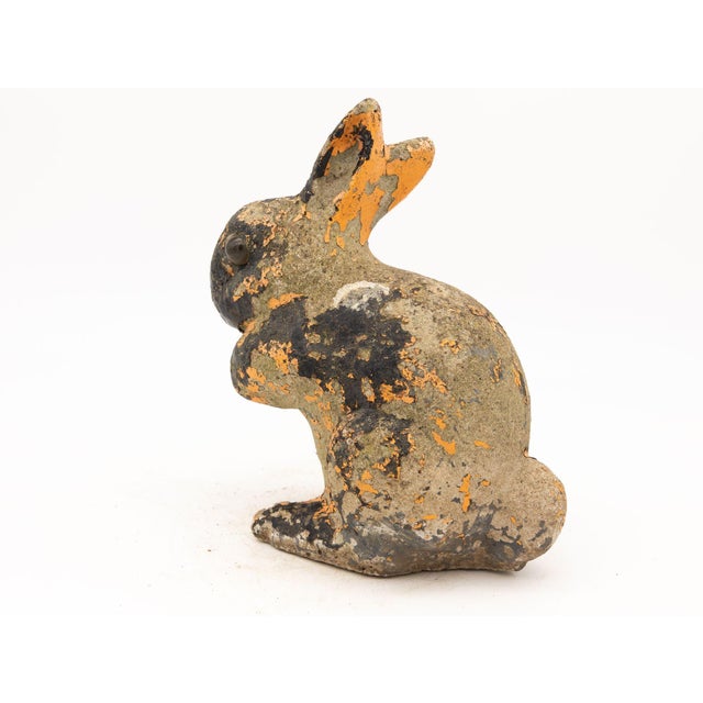 French Small Bunny Garden Ornament For Sale - Image 3 of 9