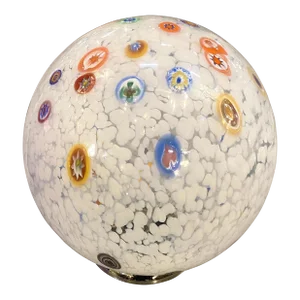 Contemporary Multicolored "Murrine" Murano Style Glass Table Lamp