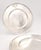 A set of four Rogers Brothers silver plates, monogram of M.K.G.