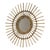Boho Chic Mid-Century Rattan and Bamboo Sunburst Mirror, France, 1960s For Sale - Image 3 of 12
