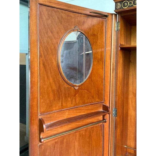 Antique Italian Neoclassical Style Armoire For Sale - Image 12 of 18