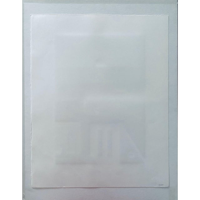 Early 20th Century Maris Bishofs, Latvian Israeli Surrealism Illustration Art Lithograph Screenprint Flying Baruch For Sale - Image 5 of 9